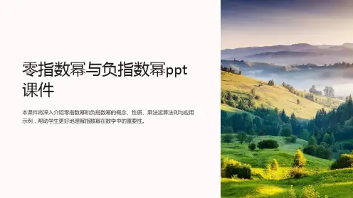 零指数幂与负指数幂课件