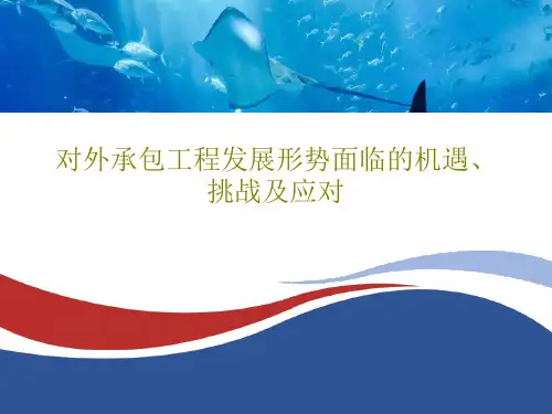 对外承包工程发展形势面临的机遇、挑战及应对55页PPT