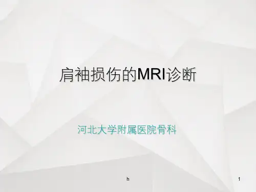 肩袖损伤核磁诊断