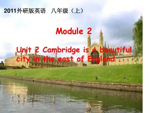 外研英语八年级上册Module 2Unit2(共22张PPT)