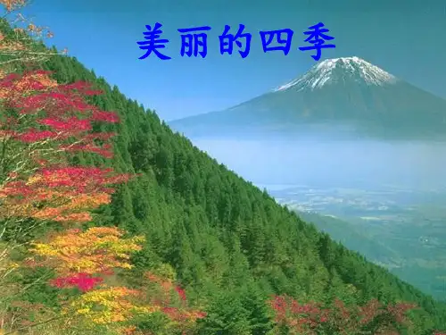 语文三年级上新教版(汉语)11《美丽的四季》课件(18张)