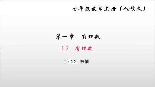 新人教版初中数学《数轴》教学课件1