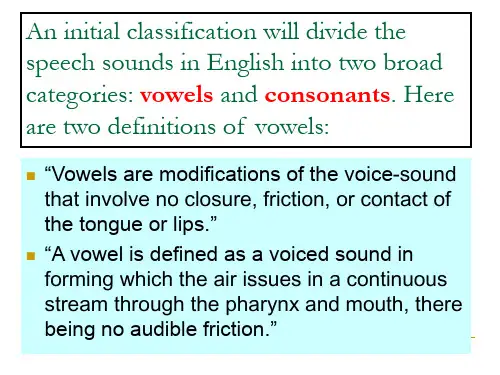 vowels