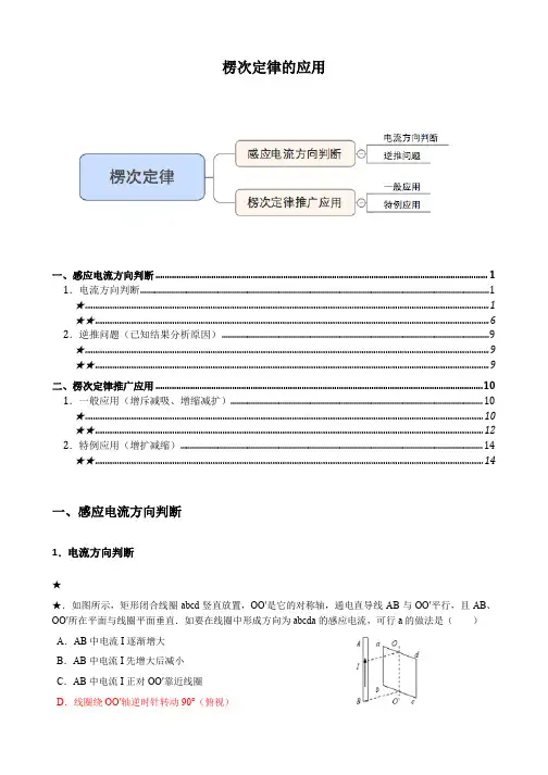 楞次定律-题库