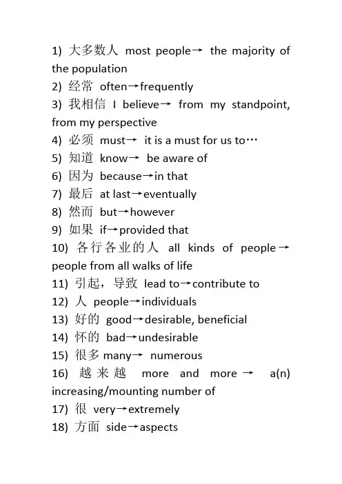 同义词替换