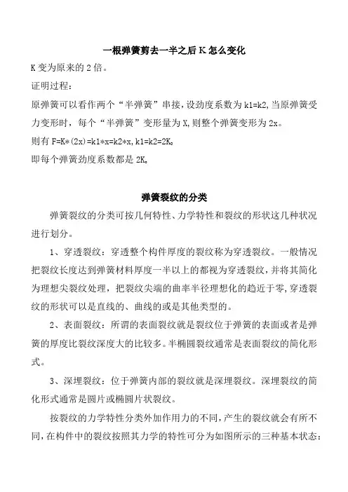 弹簧的基础知识
