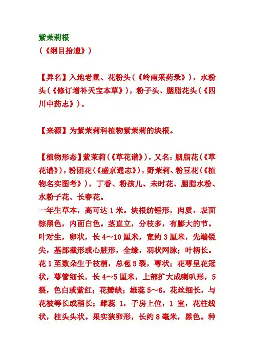 粉果根