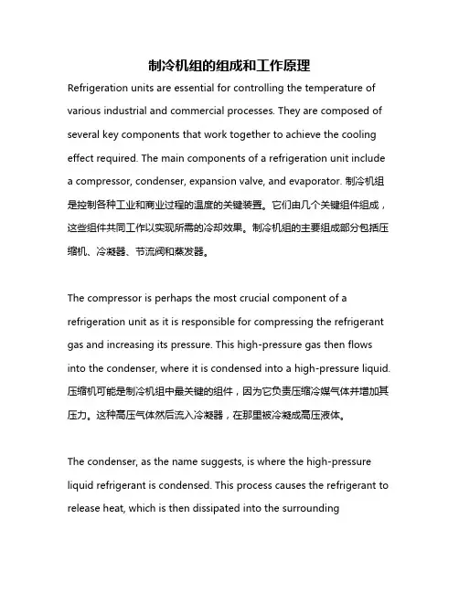 制冷机组的组成和工作原理
