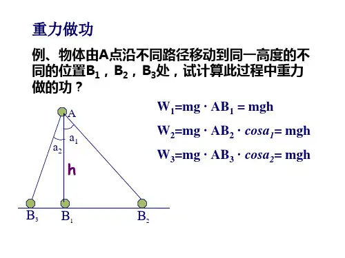 人教版高中物理《重力势能》PPT优秀课件