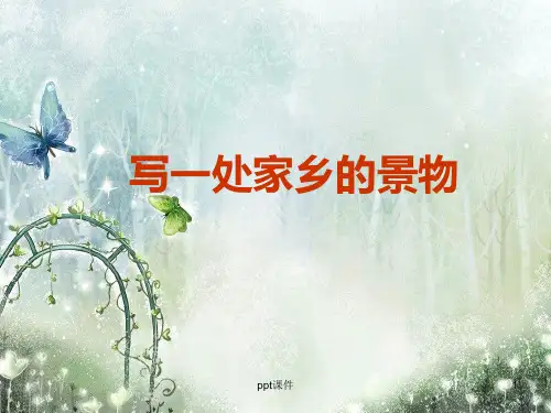 五年级语文上册第二单元习作  ppt课件