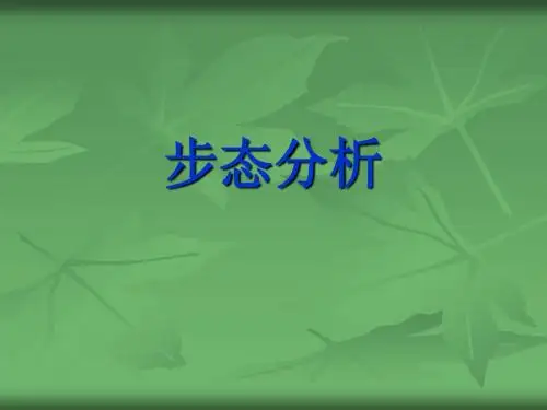 步态分析