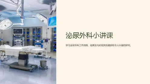 《泌尿外科小讲课》课件