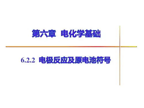6.2.2 电极种类及原电池符号
