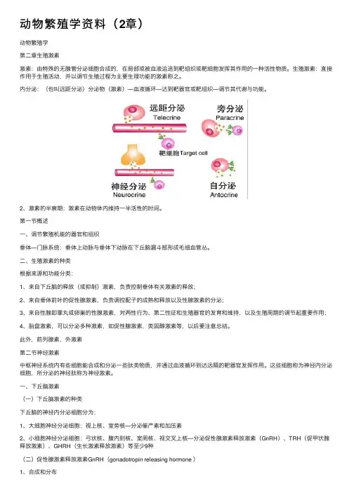 动物繁殖学资料（2章）