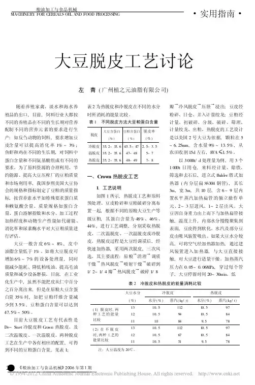 大豆脱皮工艺讨论_左青