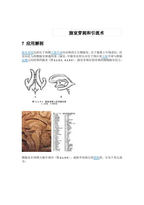 脑室穿刺引流术解析