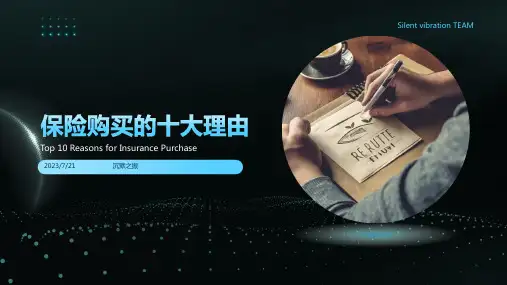 2023年购买保险的理由方案