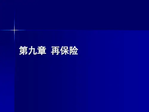 同济大学保险学再保险