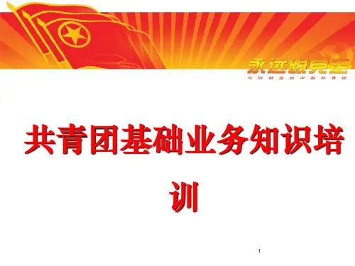 共青团业务知识培训
