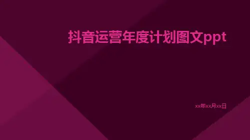 抖音运营年度计划图文ppt