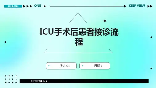 ICU手术后患者接诊流程