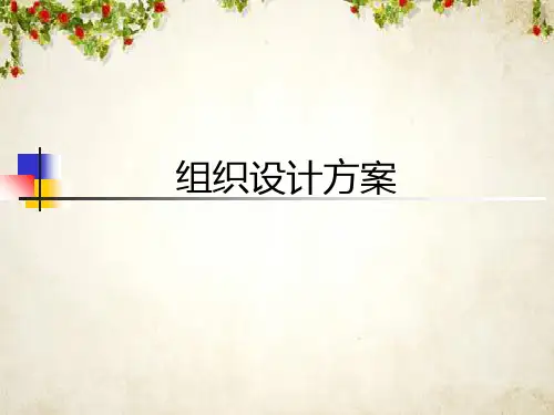 组织架构设计方案(ppt 32页)