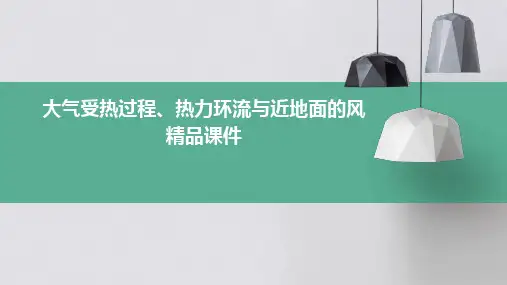 大气受热过程、热力环流与近地面的风精品课件