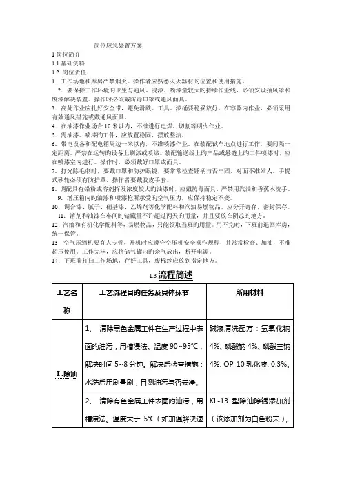 应急处置方案