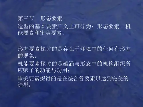 立体构成-点线面体.