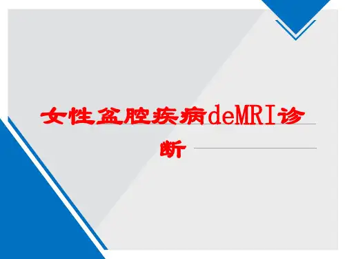 女性盆腔疾病的MRI诊断培训课件