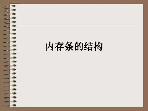 内存条的结构ppt课件