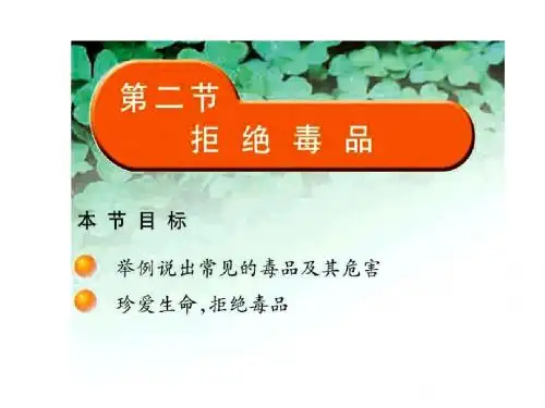 【初中生物】拒绝毒品PPT课件