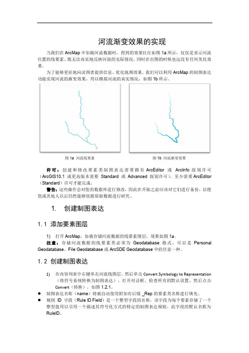 河流渐变效果的实现