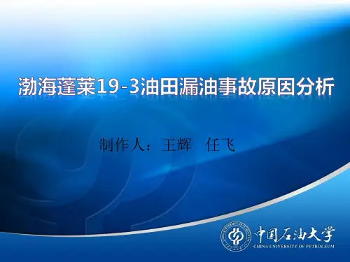 蓬莱19-3油田漏油事故原因分析