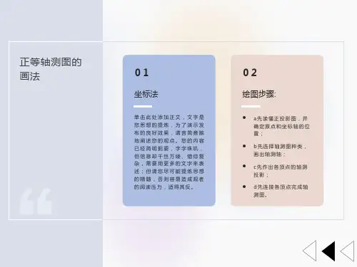 正等轴测图的画法