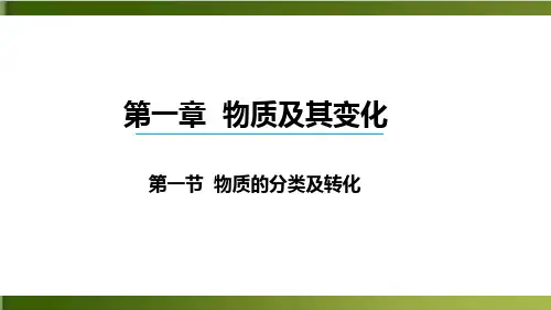 【浙教版教材】物质的分类精品ppt1
