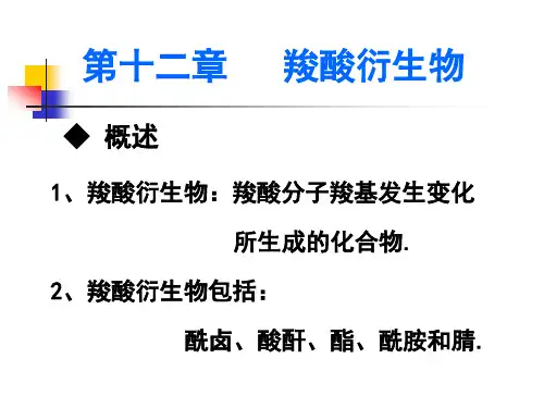 有机化学第十二章