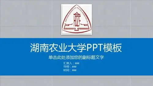 华东政法大学PPT模板