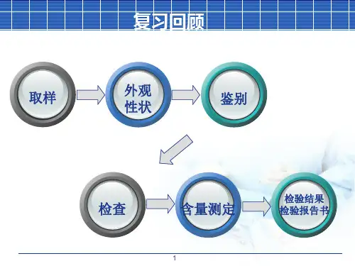 药物的鉴别试验苍松书屋