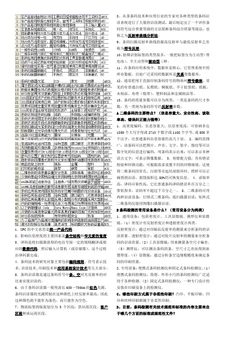 条码的复习资料 (2)