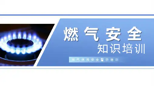 燃气使用安全警示培训