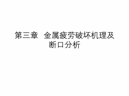 金属疲劳破坏机理及断口分析