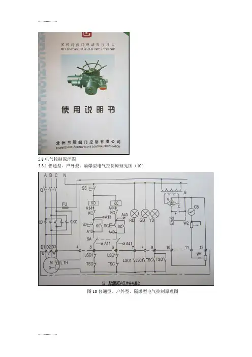 (整理)常州兰陵阀门控制有限公司多回转阀门电动执行机构Microsoft Word 文档