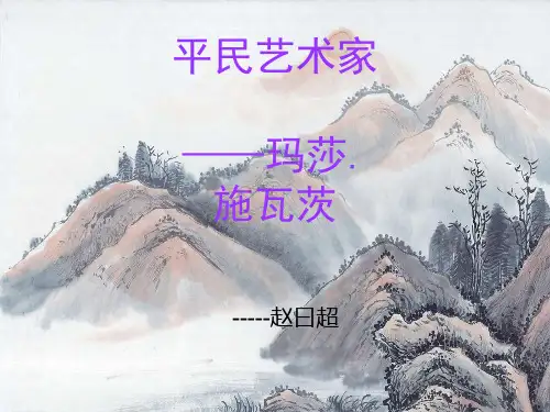 平民艺术家——玛莎施瓦茨