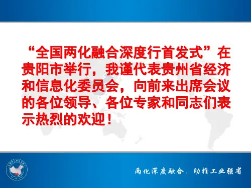 贵州两化融合政府讲话稿