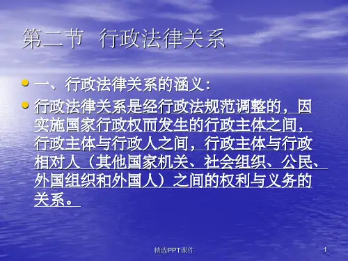 行政法律关系ppt课件
