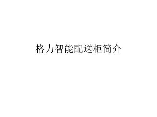 格力智能柜项目简介