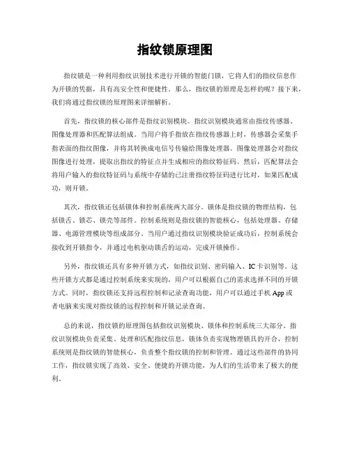 指纹锁原理图
