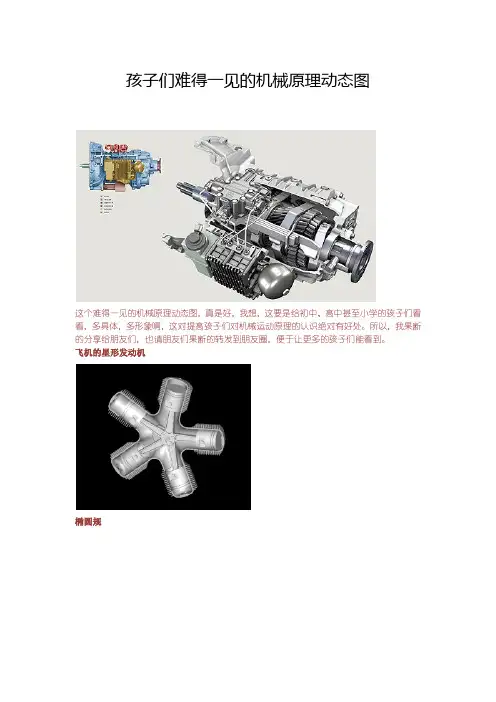 孩子们难得一见的机械原理动态图
