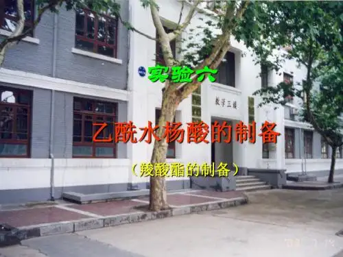 实验六乙酰水杨酸的制备